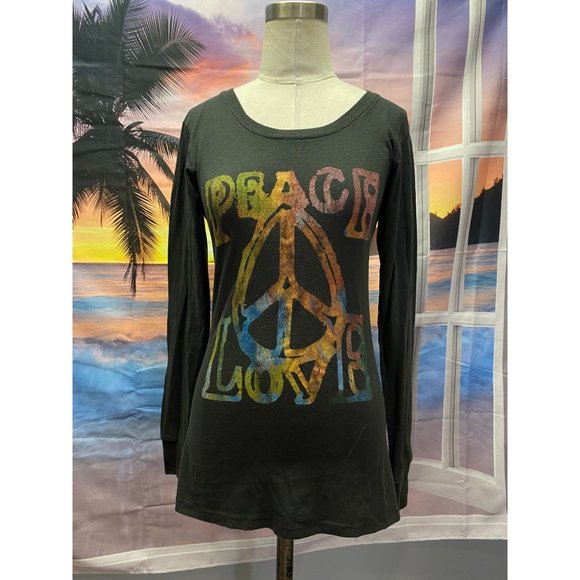 Junk Food Peace Love L/S tee Small - Picture 4 of 4